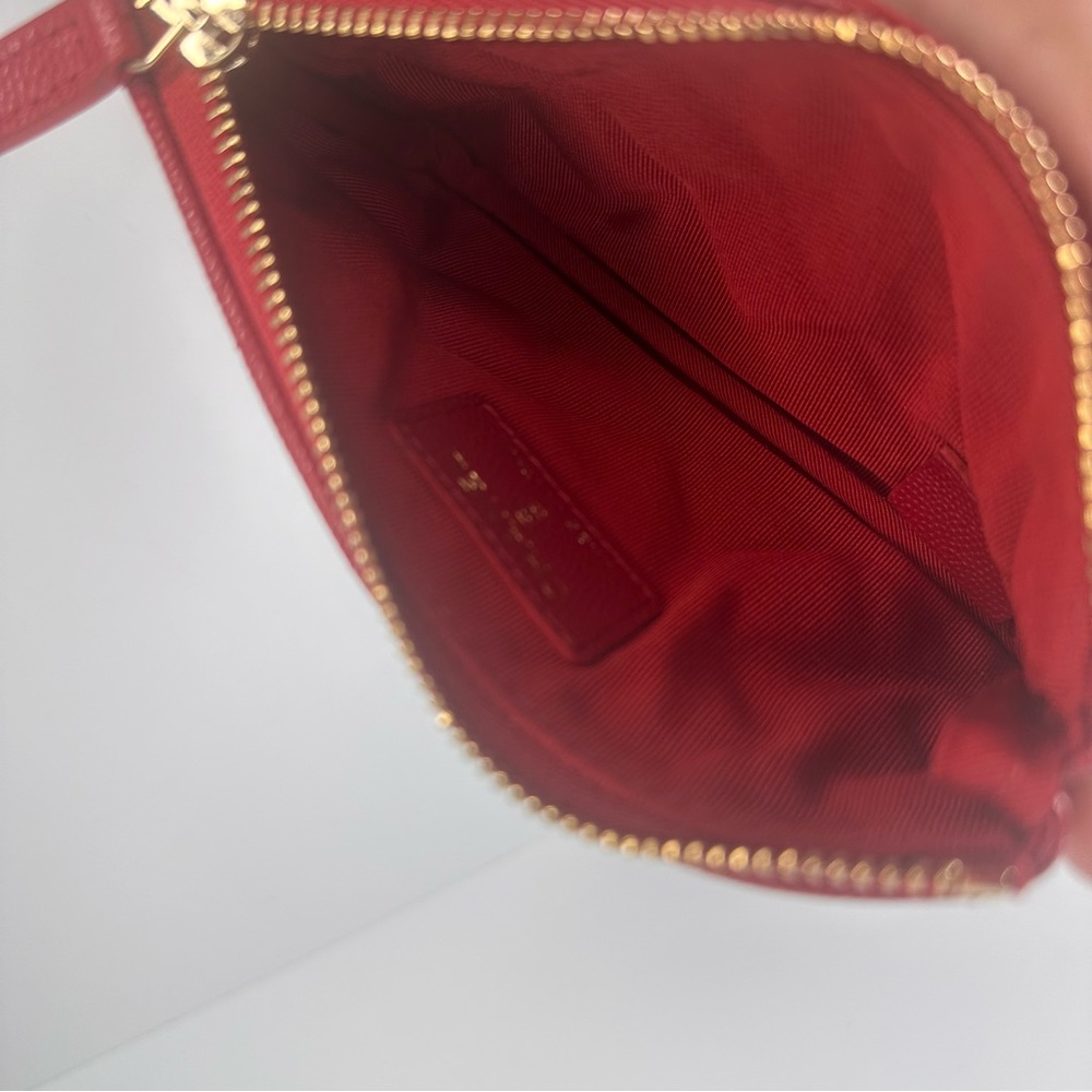 Caviar Quilted Small Cosmetic Case Red - Picture 12 of 14
